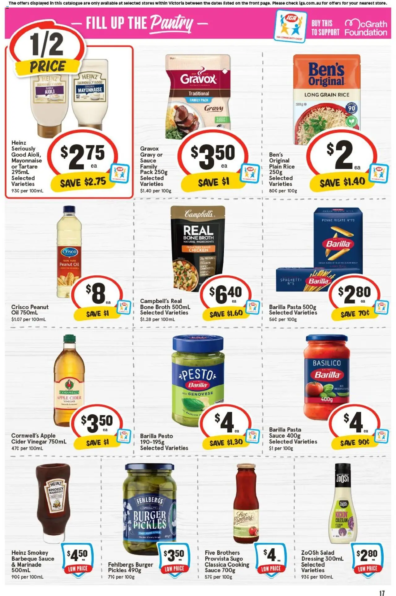 IGA catalogue - valid from 10.09.2025 | Page: 17 | Products: Oil, Salad, Mayonnaise, Sauce
