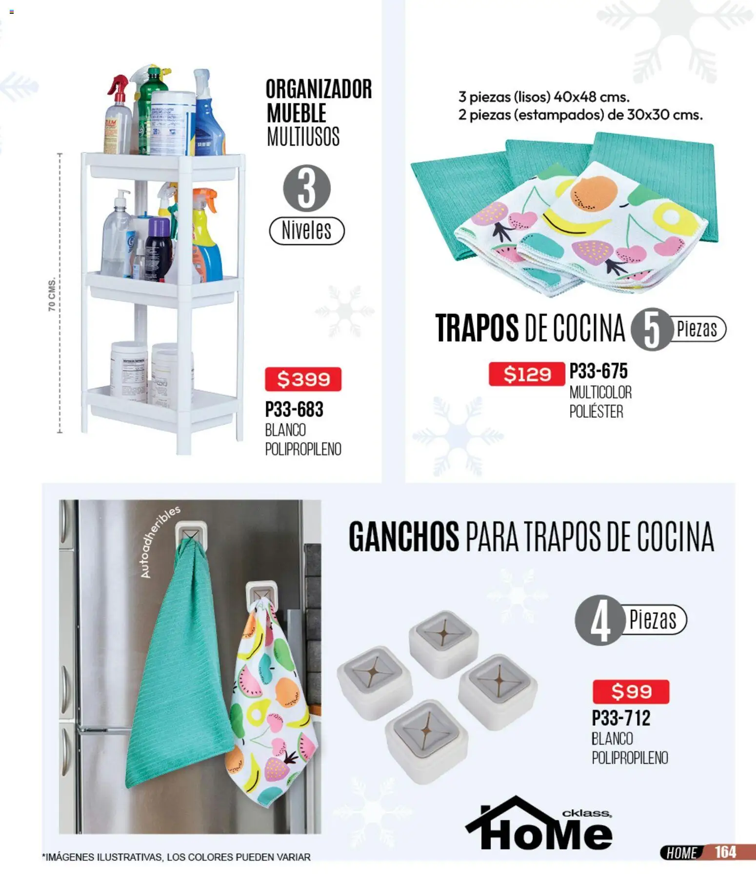 Nuevas ofertas de Cklass válidas en toda la República Mexicana desde el 02.01.2026. ¡Encuentra las mejores ofertas en Cklass catálogo Rebajas de Inicio de Año Ropa! | Página: 165 | Productos: Organizador, Cocina