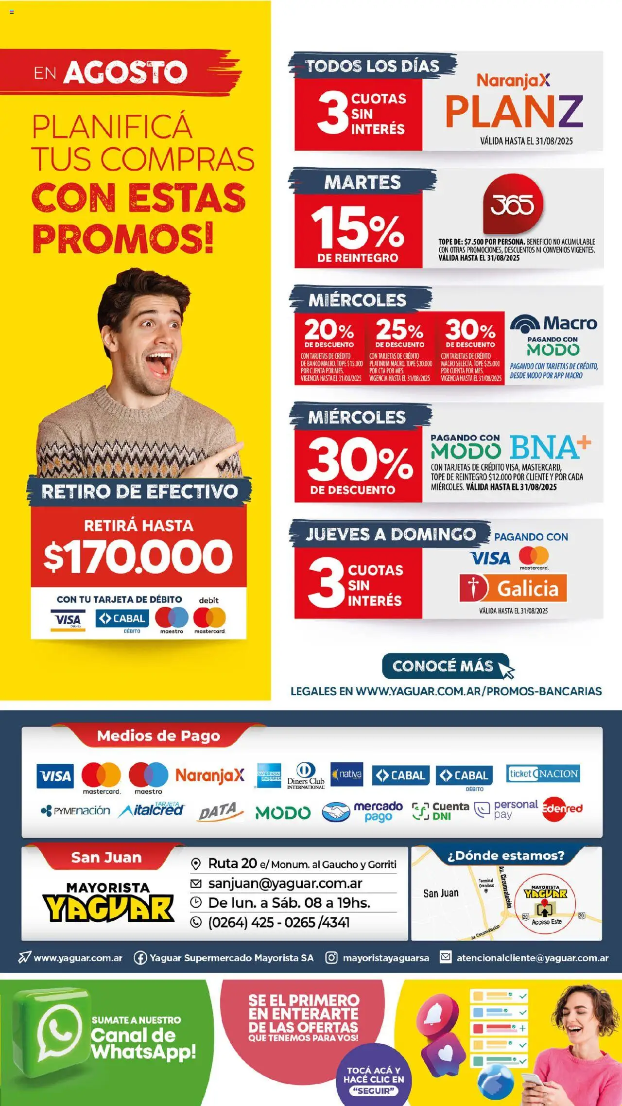 Yaguar - San Juan │ válido desde el 04.08.2025 | Página: 32 | Productos: Banco