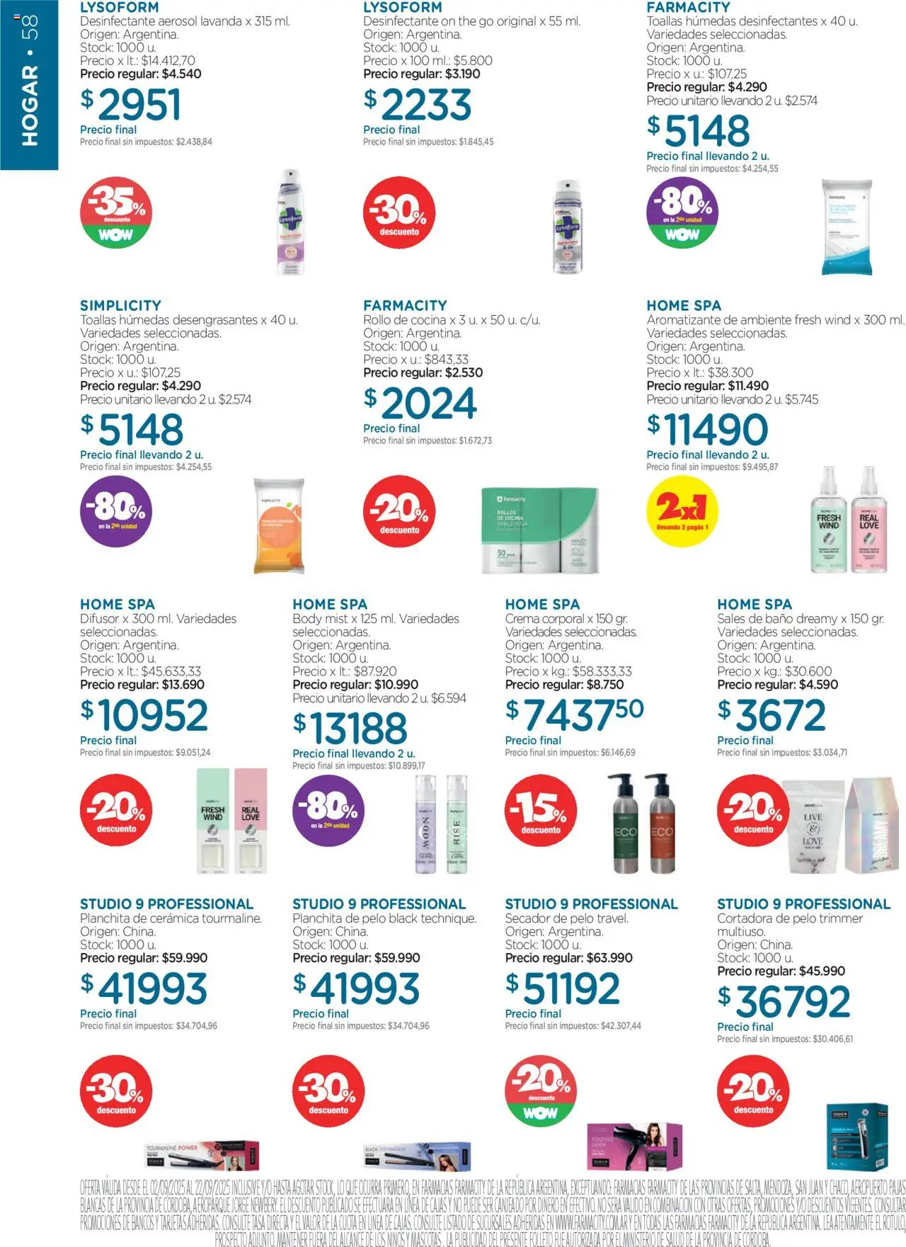 Farmacity catálogo │ válido desde el 02.09.2025 | Página: 58