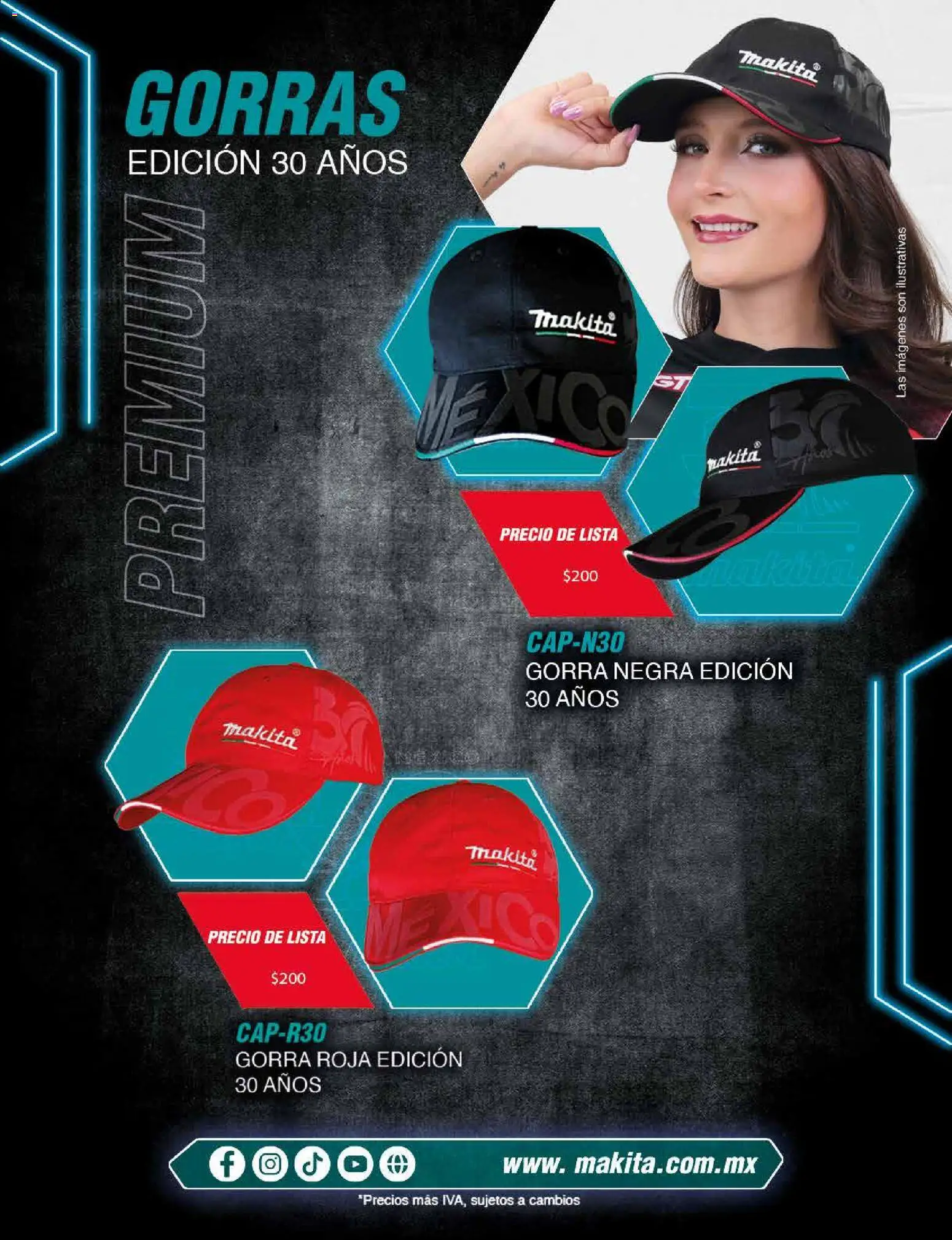 Nuevas ofertas de Makita válidas en toda la República Mexicana desde el 18.02.2026. ¡Encuentra las mejores ofertas en Makita catálogo Publicidad! | Página: 5 | Productos: Gorra
