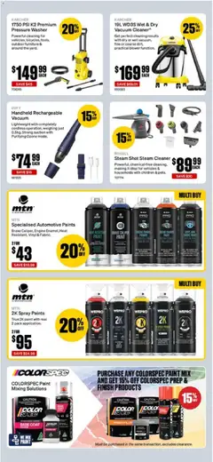 Preview of Supercheap Auto catalogue - valid from 22.04.2026 | Page: 13 | Products: Cleaner, Outdoor furniture, Coat, Vacuum cleaner