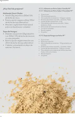 Vista previa de Oriflame guía de Producto Wellosophy 2024, nuevo folleto de la tienda, válido en México a partir del 10.02.2024 | Página: 32 | Productos: Edulcorante, Chocolate, Polvo