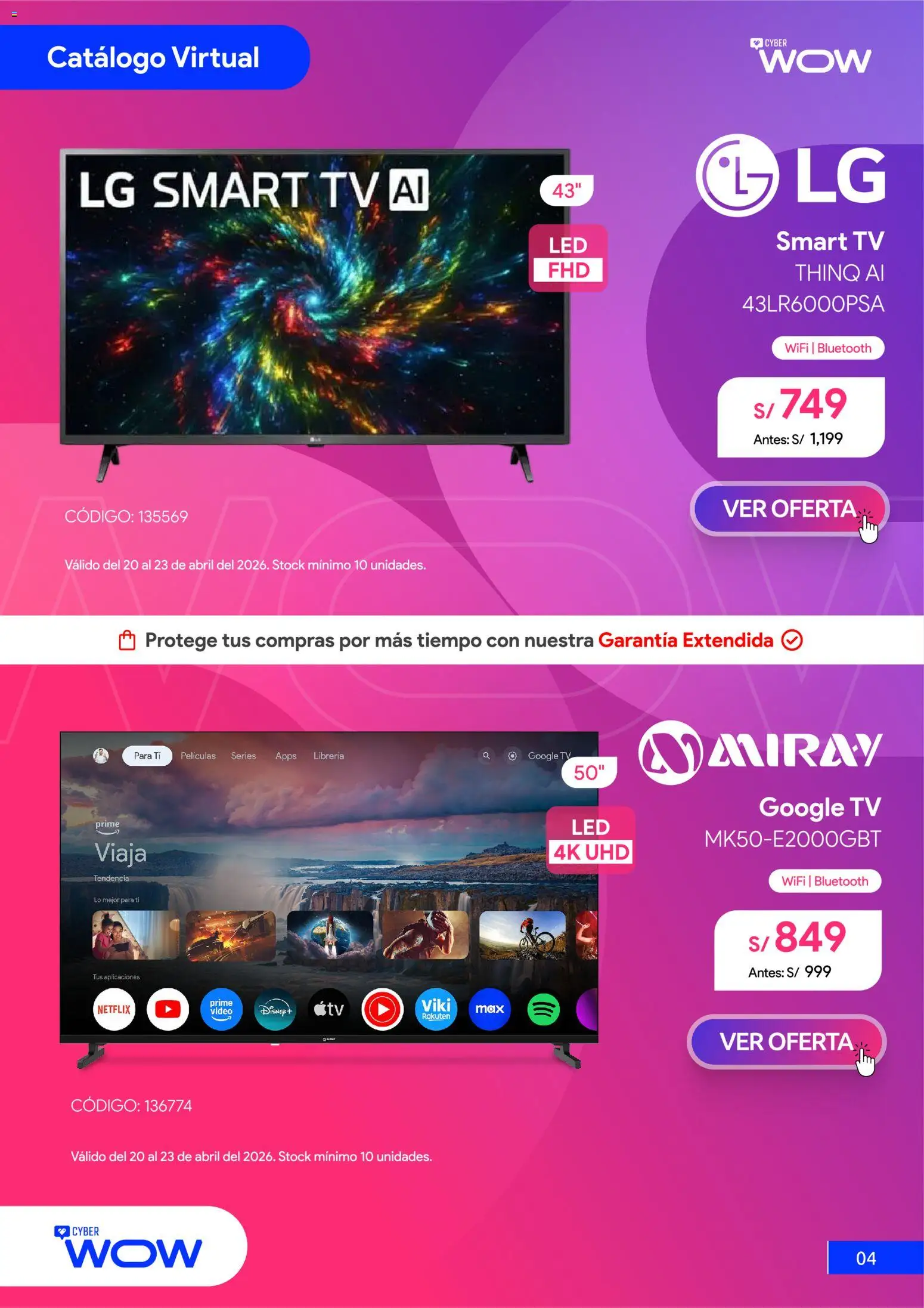 Catálogo Hiraoka válido desde 20.04.2026 | Página: 5 | Productos: Video