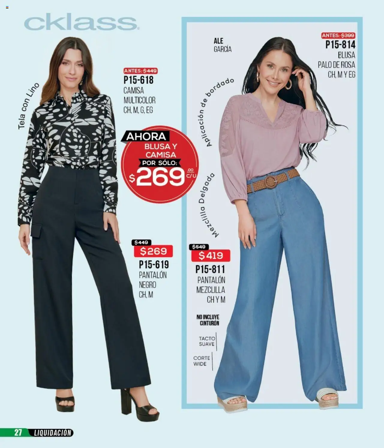 Nuevas ofertas de Cklass válidas en toda la República Mexicana desde el 09.09.2025. ¡Encuentra las mejores ofertas en Cklass - Catálogo Liquidacion Calzado! | Página: 211 | Productos: Blusa, Cinturón, Camisa