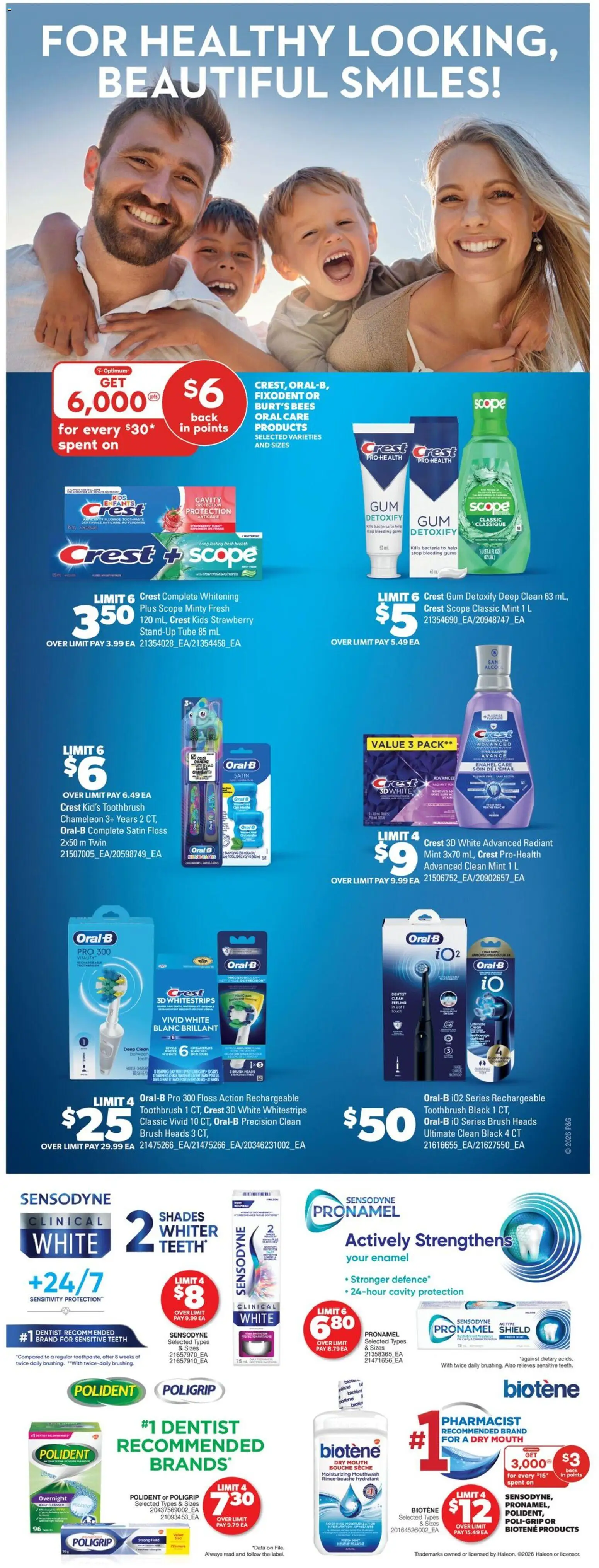 Real Canadian Superstore flyer valid from 09.04.2026 | Page: 30 | Products: Brush, Toothpaste, Mouthwash
