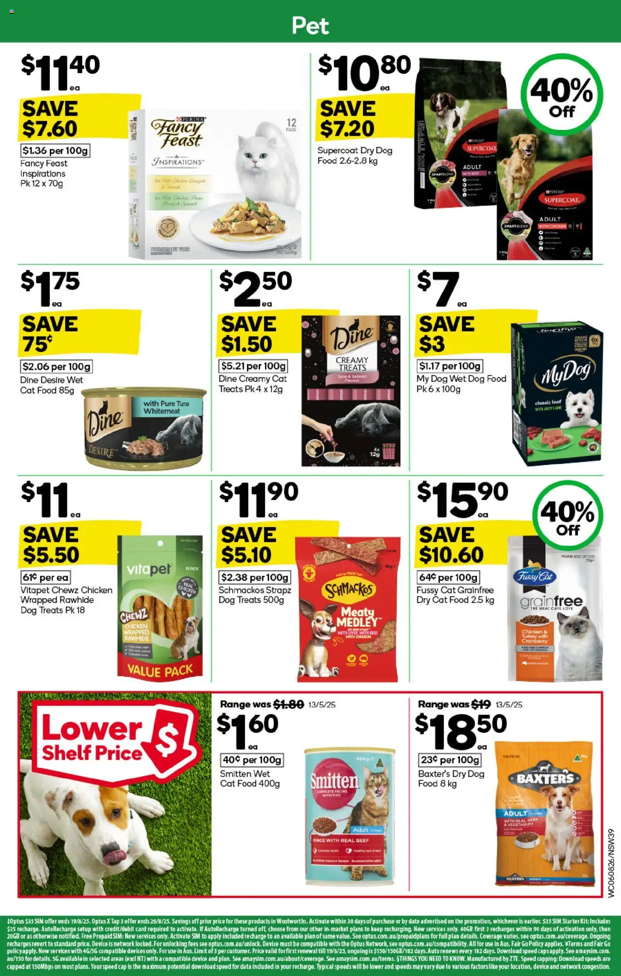 Woolworths catalogue - valid from 06.08.2025 | Page: 39 | Products: Shelf, Beef, Tap, Dog food