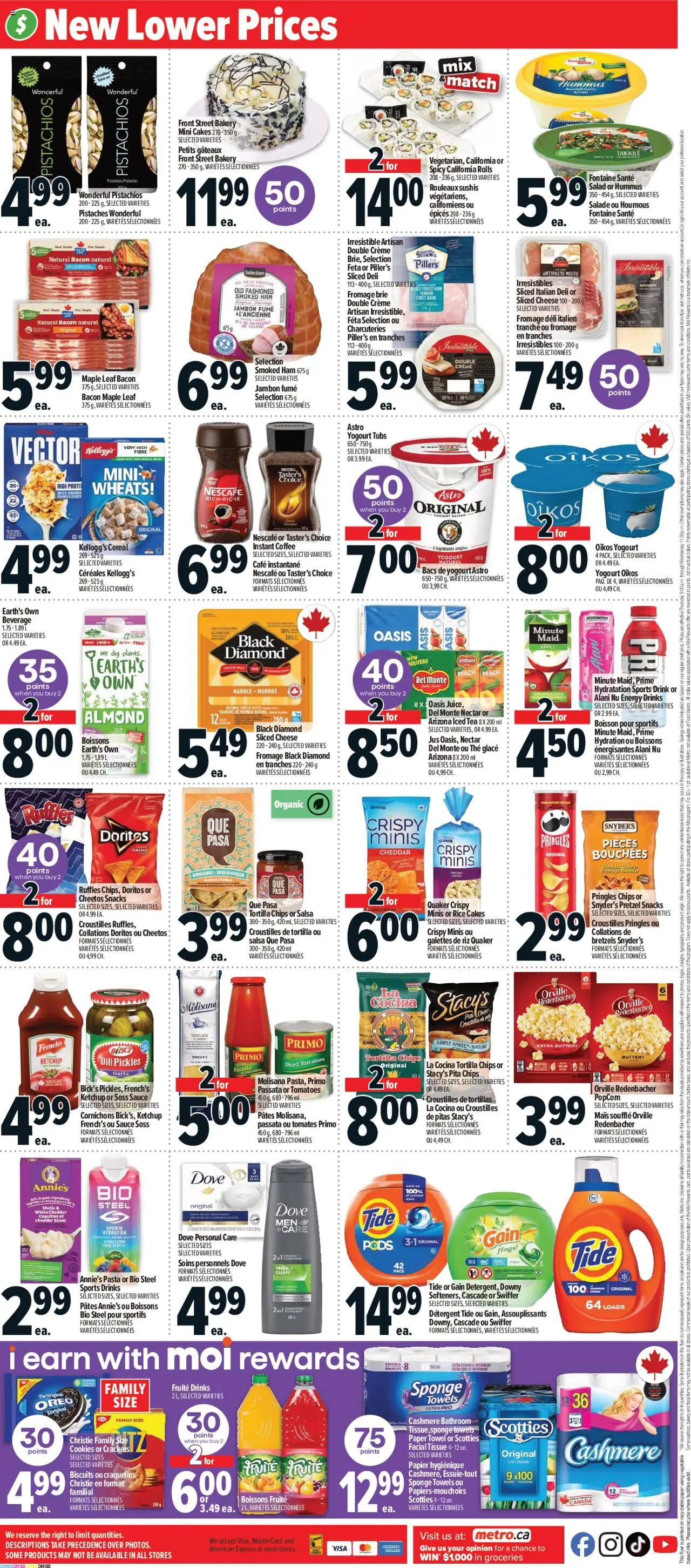 Metro flyer valid from 25.09.2025 | Page: 4 | Products: Chips, Ketchup, Cheese, Coffee