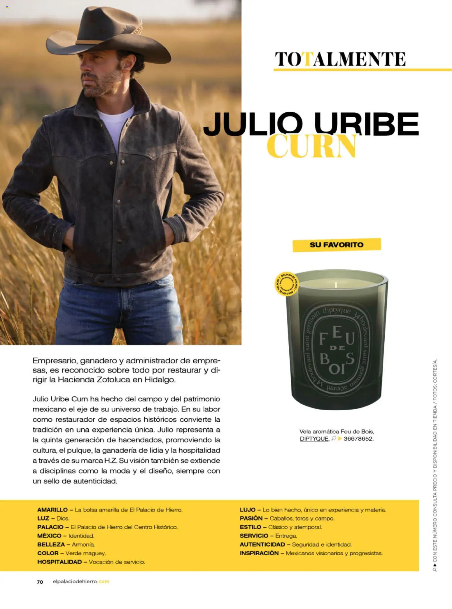 Nuevas ofertas de Palacio De Hierro válidas en toda la República Mexicana desde el 01.04.2026. ¡Encuentra las mejores ofertas en Palacio De Hierro catálogo! | Página: 72 | Productos: Bolsa, Vela, Sobre