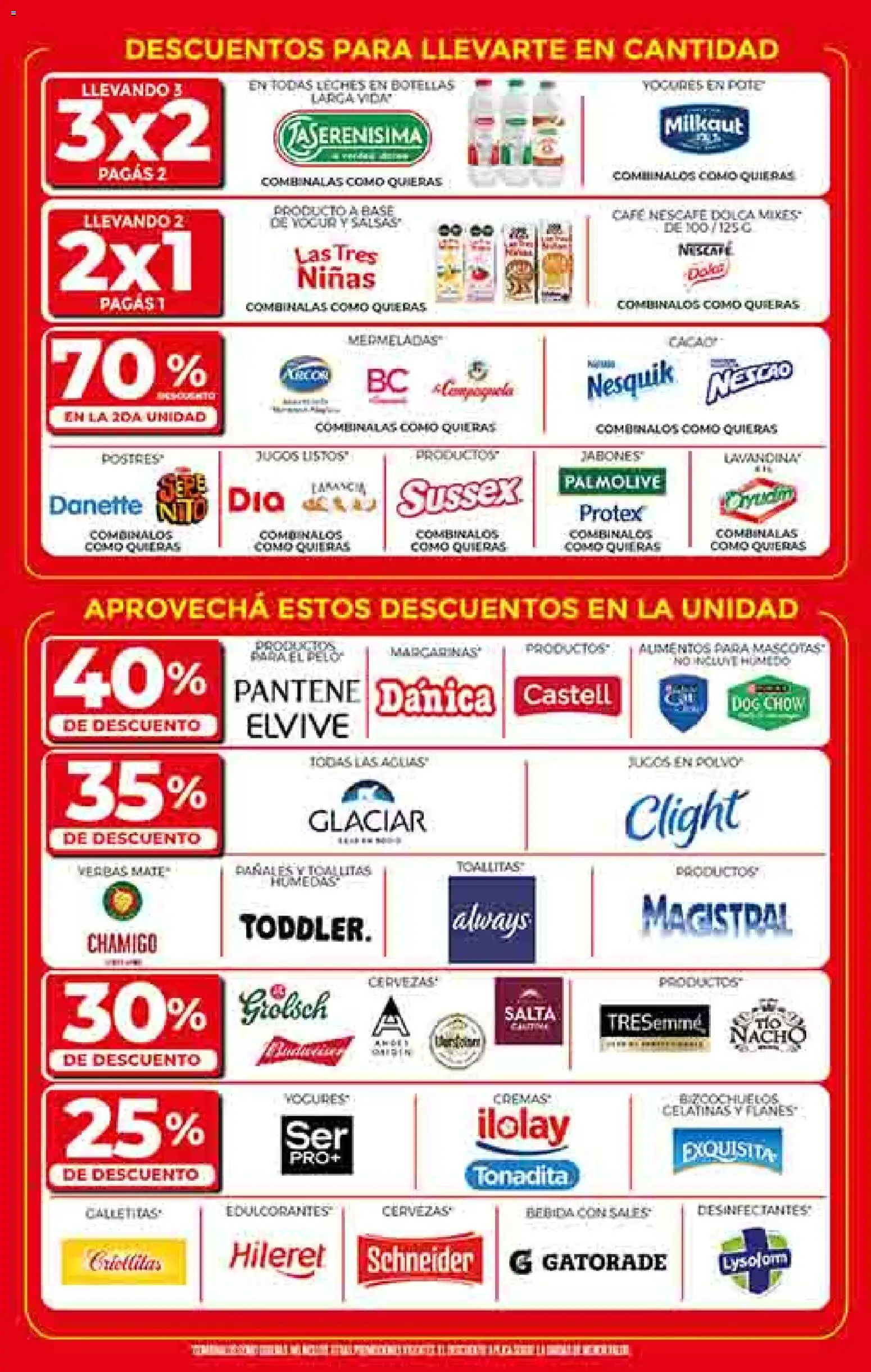 Supermercado DIA Ofertas │ válido desde el 29.10.2025 | Página: 2 | Productos: Lavandina, Mate, Sales, Pañales