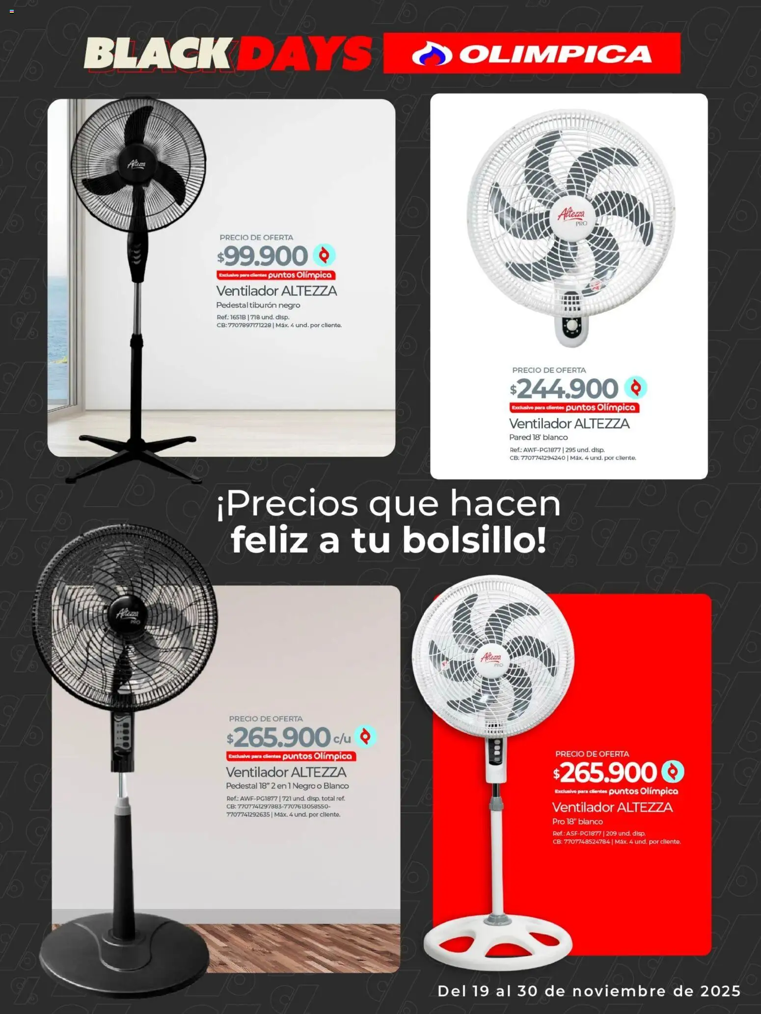 Olímpica revista - valida desde el 19.11.2025 | Página: 21 | Productos: Ventilador