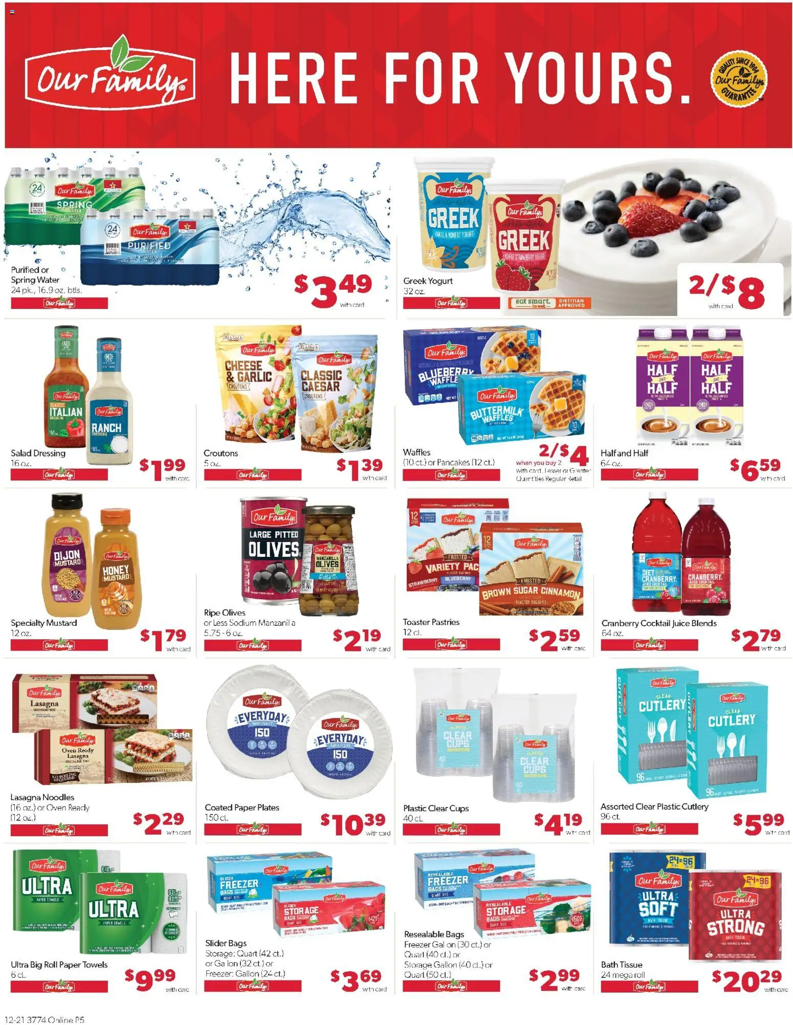 Family Fare Weekly Ad - NE - valid from 21.12.2025 | Page: 14 | Products: Bath, Yogurt, Noodles, Sugar