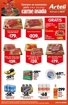 Vista previa de Arteli - Folleto Express Carnes & Cortes, nuevo folleto de la tienda, válido en México a partir del 03.10.2025