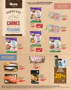 Bistek Supermercados ofertas Carnes, Aves e Pescados  - Pré-Visualização do folheto da loja Bistek Supermercados, válido de 20.03.2026 | Página: 3