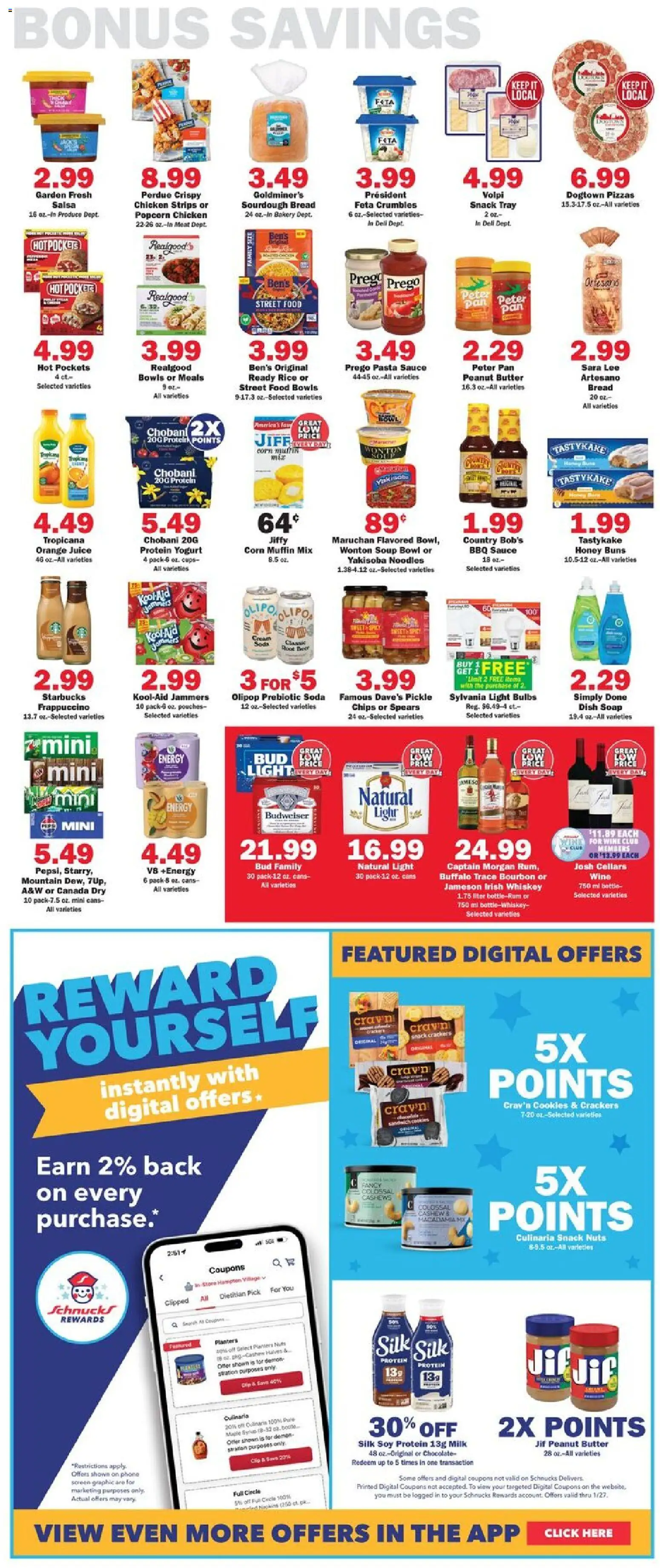 Schnucks Weekly Print Ad - MO - valid from 21.01.2026 | Page: 5 | Products: Juice, Soap, Sauce, Phone