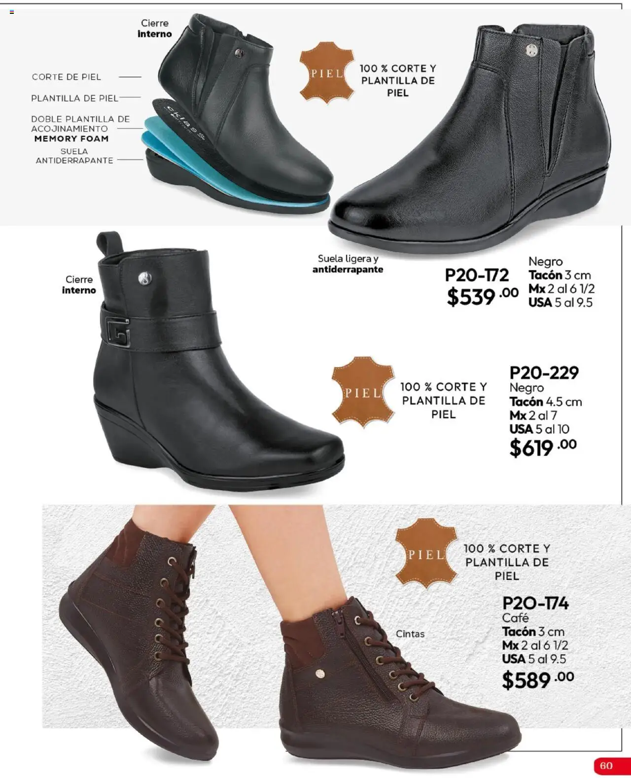 Nuevas ofertas de Cklass válidas en toda la República Mexicana desde el 16.09.2025. ¡Encuentra las mejores ofertas en Cklass - Catálogo Invierno Calzado! | Página: 61 | Productos: Café