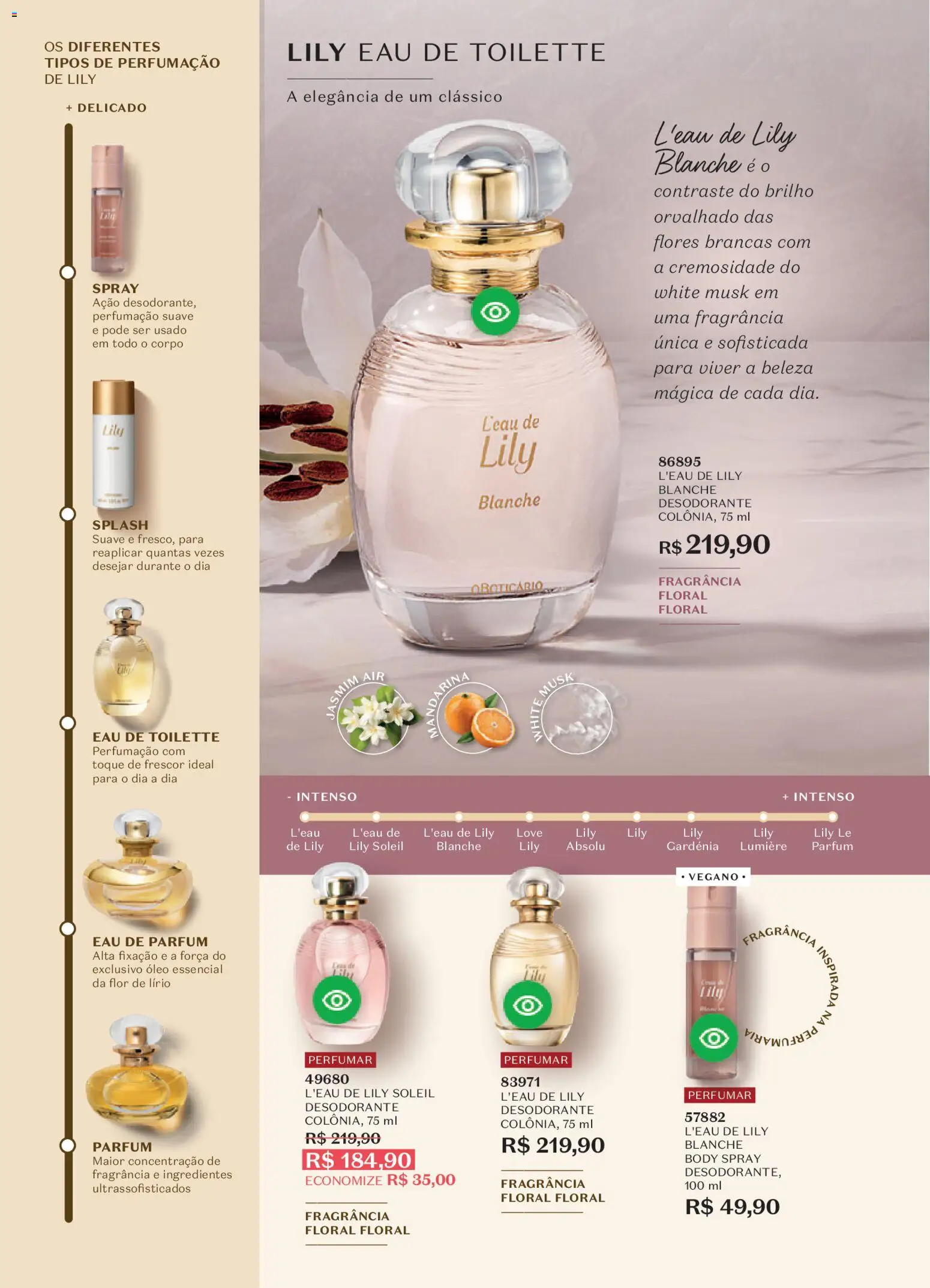 O Boticário Folheto - válido de 19.01.2026 | Página: 52 | Produtos: Eau de toilette, Desodorante, Óleo, Body