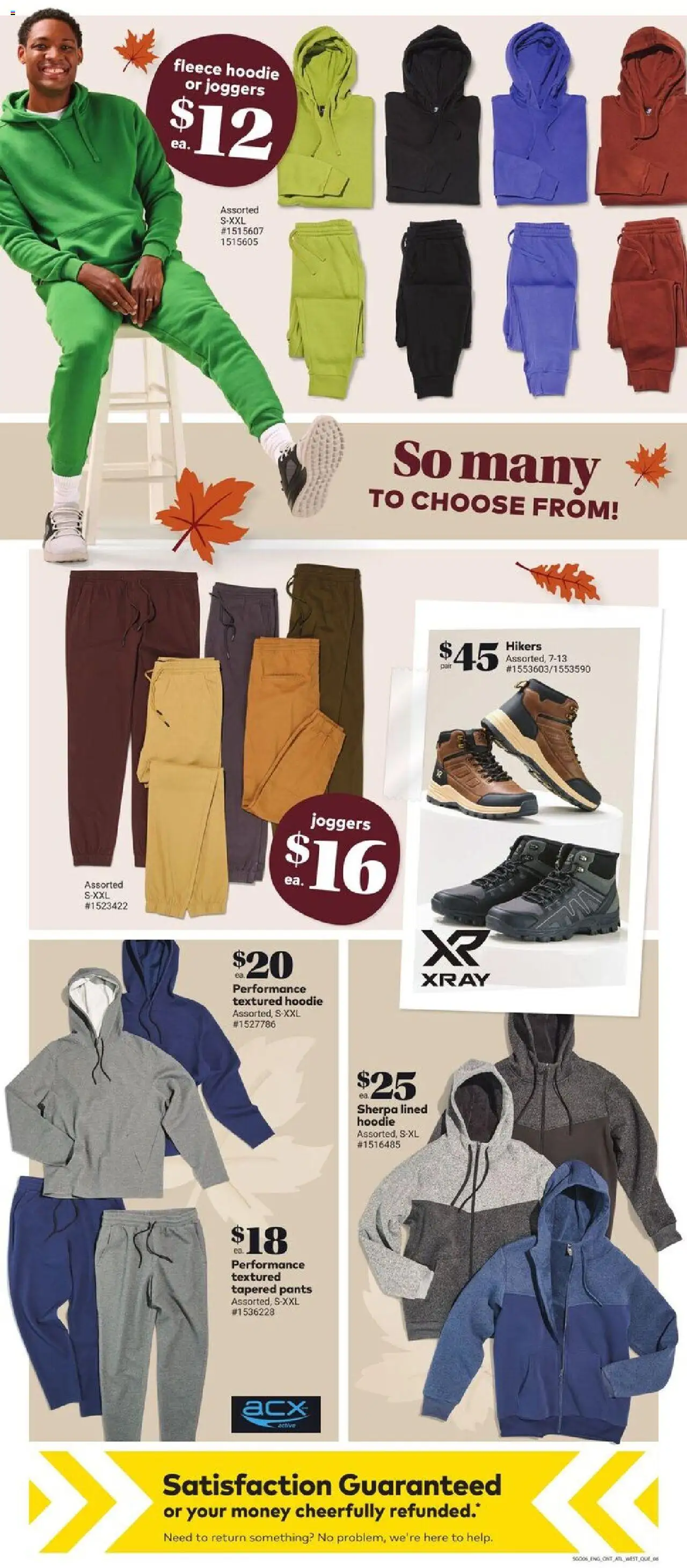 Giant Tiger flyer valid from 10.09.2025 | Page: 10 | Products: Shoes, Hoodie, Pants