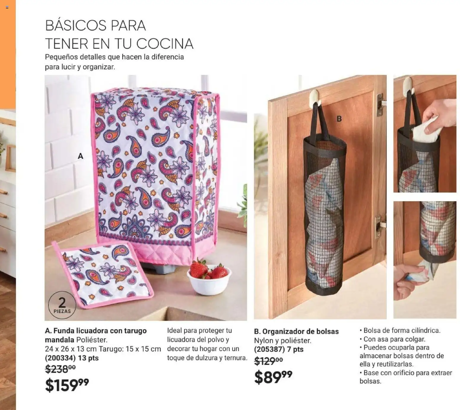 Nuevas ofertas de AVON válidas en toda la República Mexicana desde el 24.04.2026. ¡Encuentra las mejores ofertas en AVON Casa & Estilo 7 2026! | Página: 157 | Productos: Bolsa, Licuadora, Cocina, Polvo