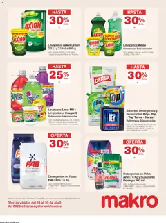 Makro catálogo -  Vista previa de la revista de la tienda Makro valido desde el 24.04.2026 | Página: 27 | Productos: Limón, Polvo, Jabón, Ropa