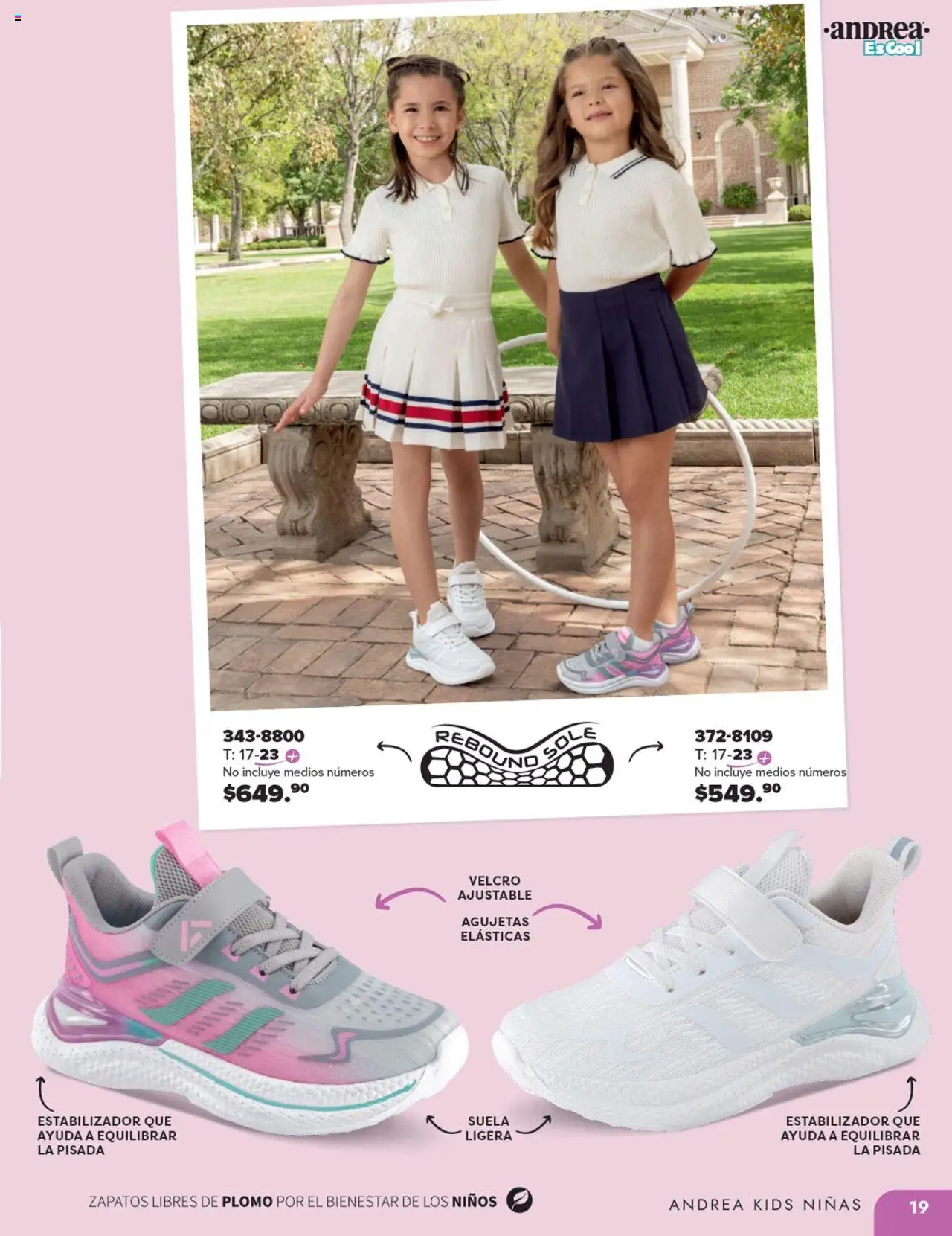 Nuevas ofertas de Andrea válidas en toda la República Mexicana desde el 25.05.2025. ¡Encuentra las mejores ofertas en Andrea catálogo Colegial ! | Página: 19 | Productos: Zapatos