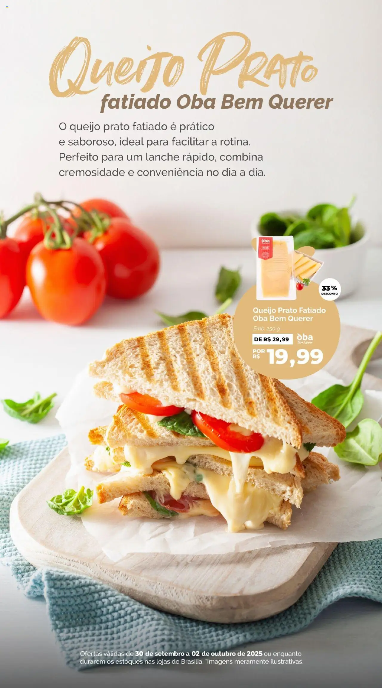 Oba Hortifruti Folheto - válido de 30.09.2025 | Página: 2 | Produtos: Queijo