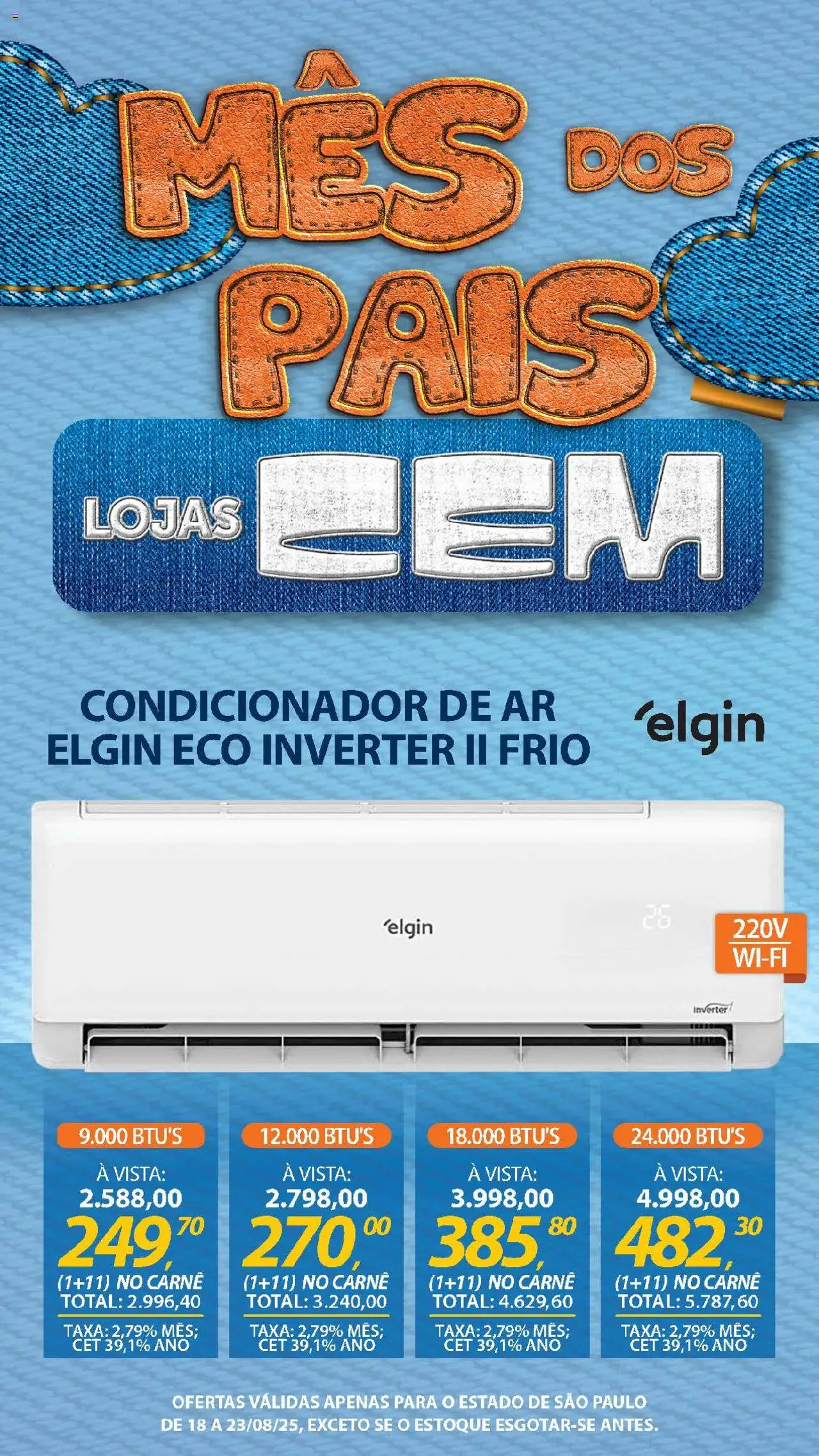 Lojas Cem Folheto - válido de 18.08.2025 | Página: 61 | Produtos: Condicionador, Carne