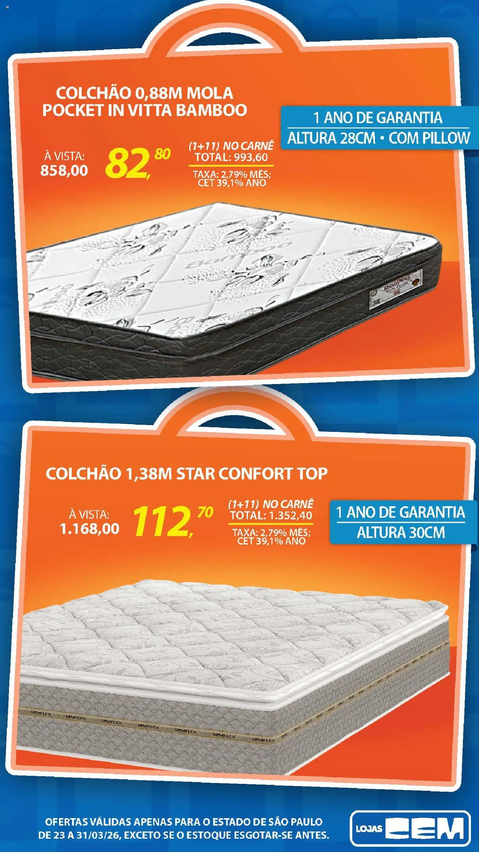 Lojas Cem Folheto - válido de 23.03.2026 | Página: 98