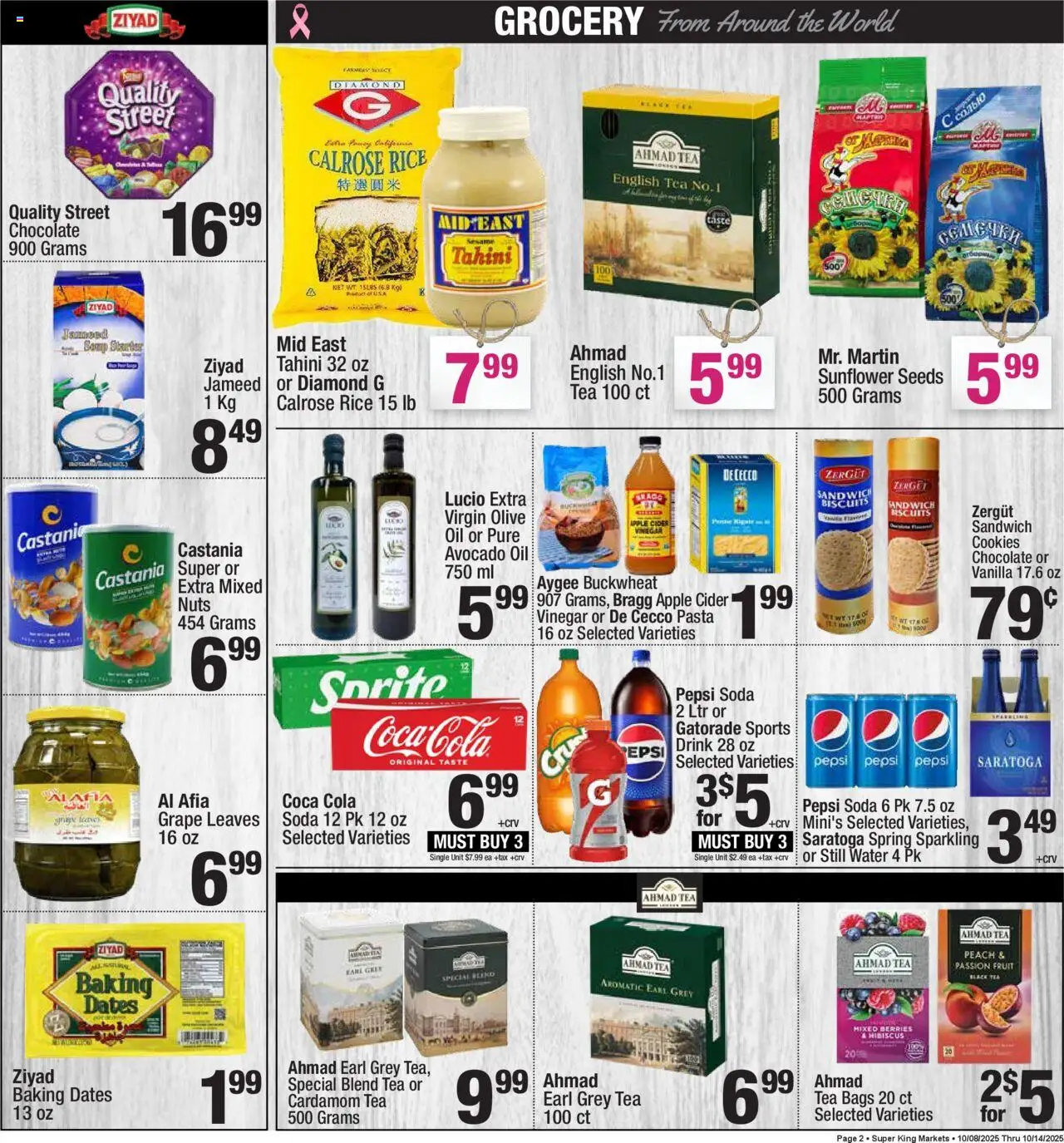 Super King - Weekly Ad - valid from 08.10.2025 | Page: 2 | Products: Oil, Chocolate, Nuts, Cookies