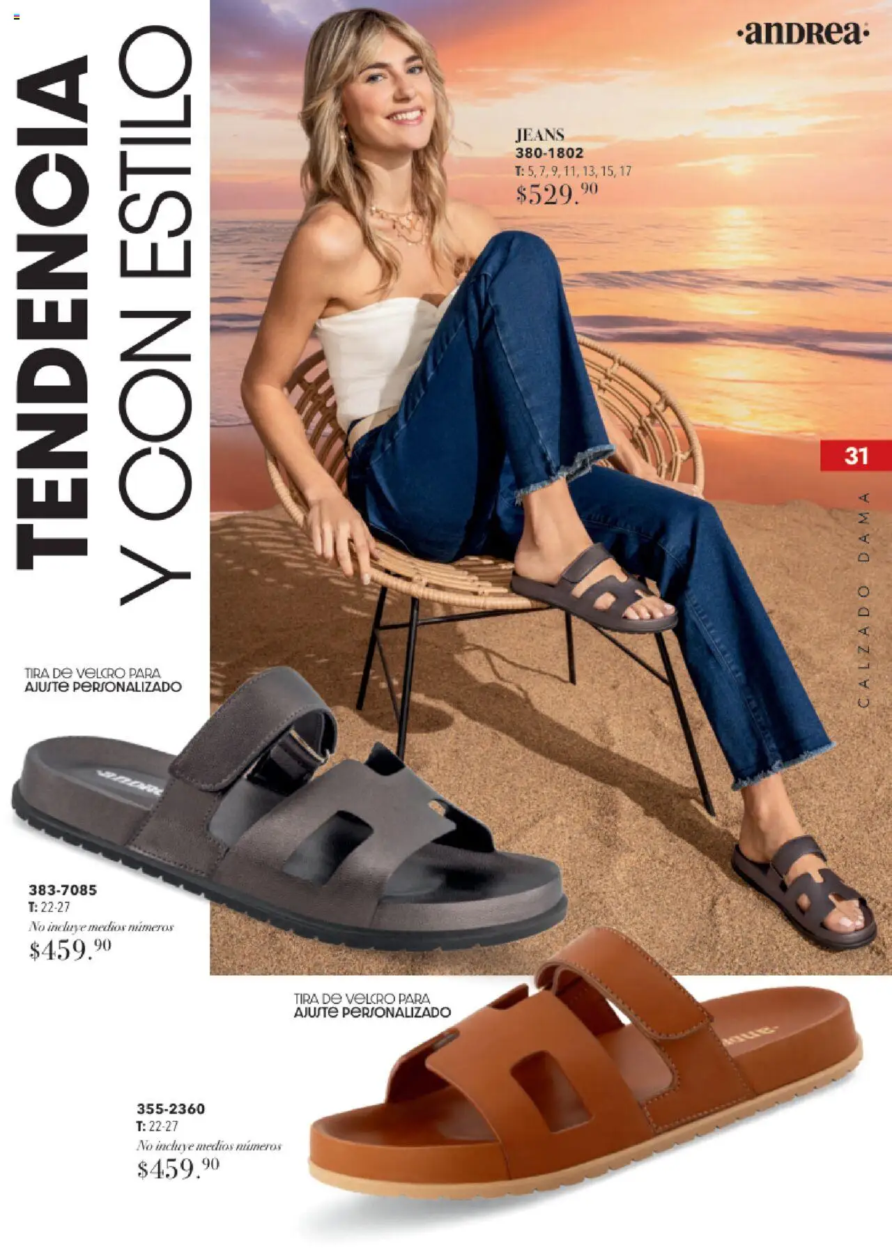 Nuevas ofertas de Andrea válidas en toda la República Mexicana desde el 17.08.2025. ¡Encuentra las mejores ofertas en Andrea - Catálogo Tropical Otoño / Invierno! | Página: 31