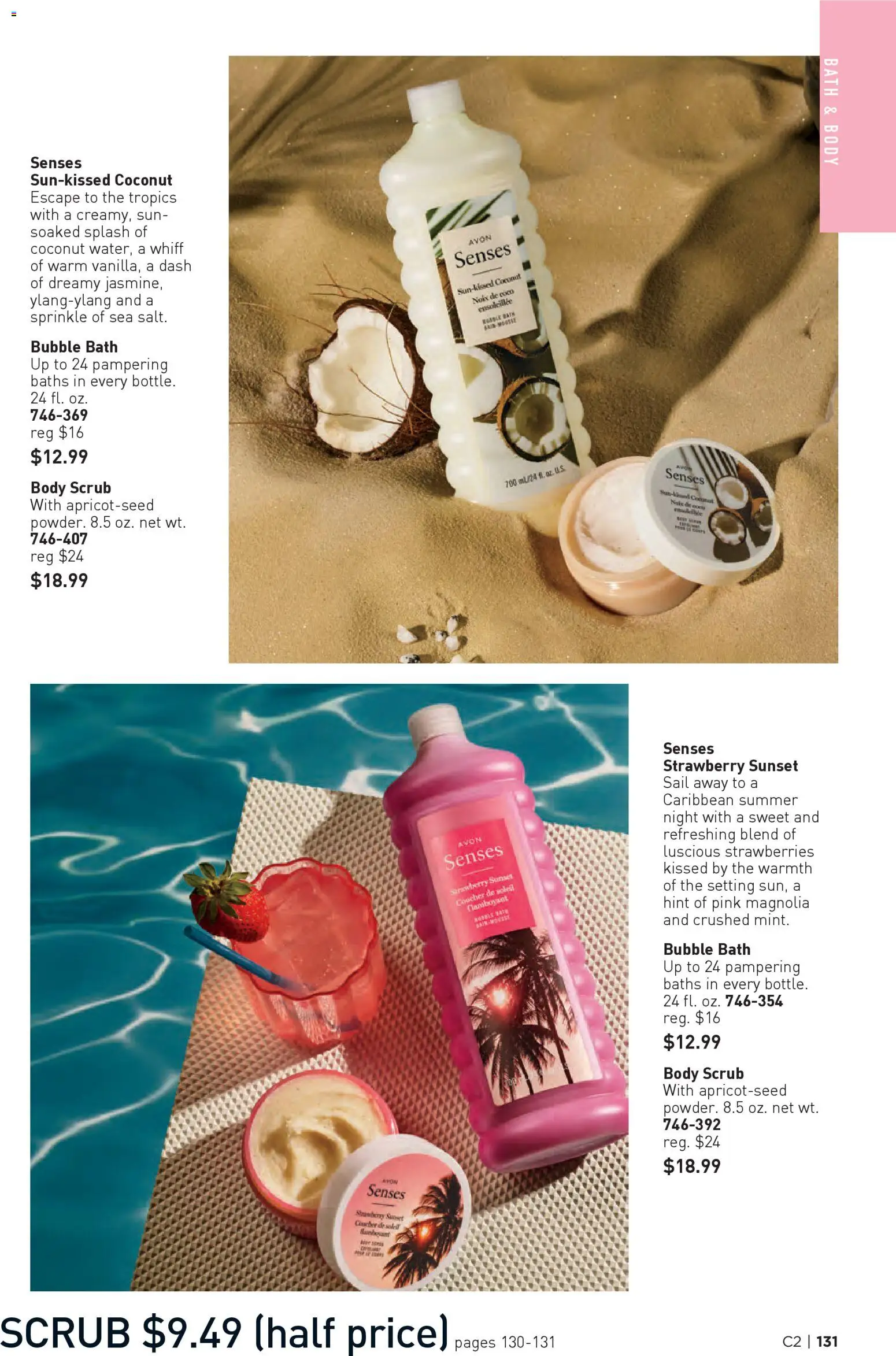 Avon Brochure - valid from 14.01.2026 | Page: 131 | Products: Bath, Strawberries