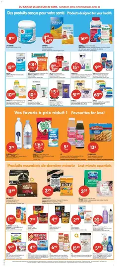 Preview of Pharmaprix weekly flyer / circulaire from shop Pharmaprix valid from 24.04.2026 | Page: 16 | Products: Air purifier, Cheese, Juice, Chicken