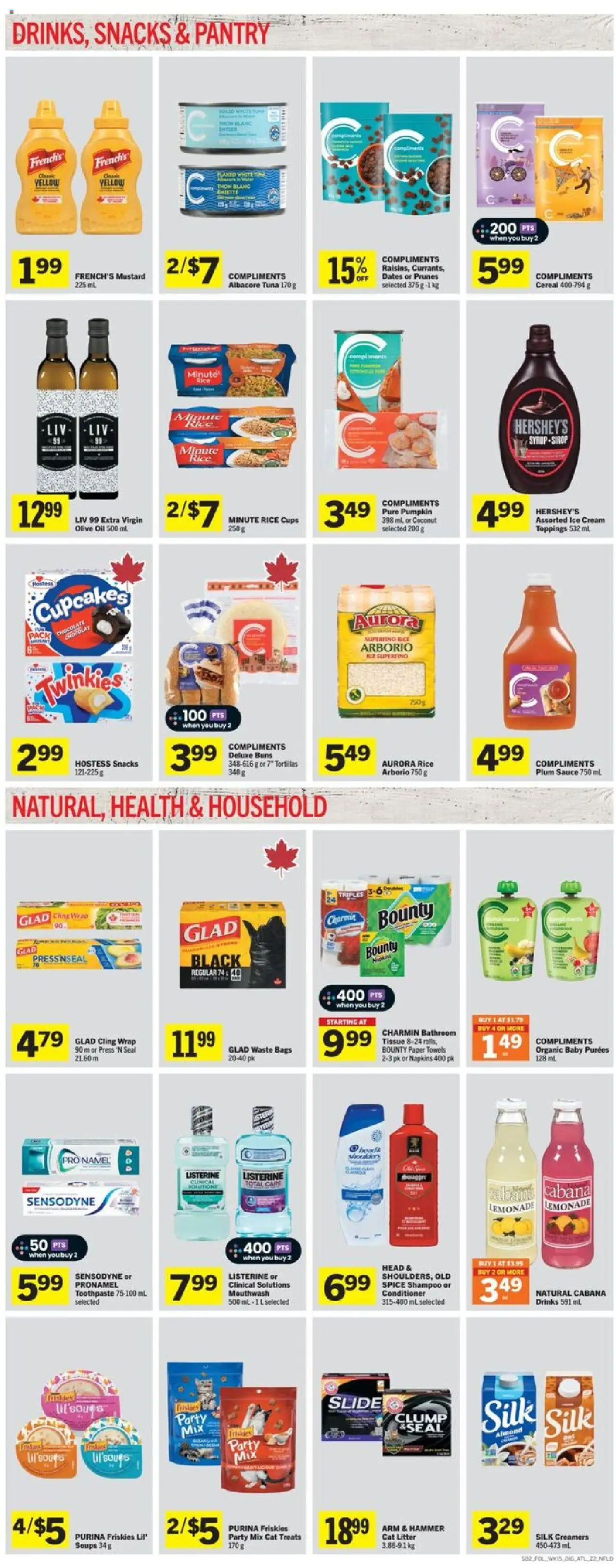 Foodland flyer valid from 07.08.2025 | Page: 6 | Products: Cream, Ice cream, Conditioner, Toothpaste