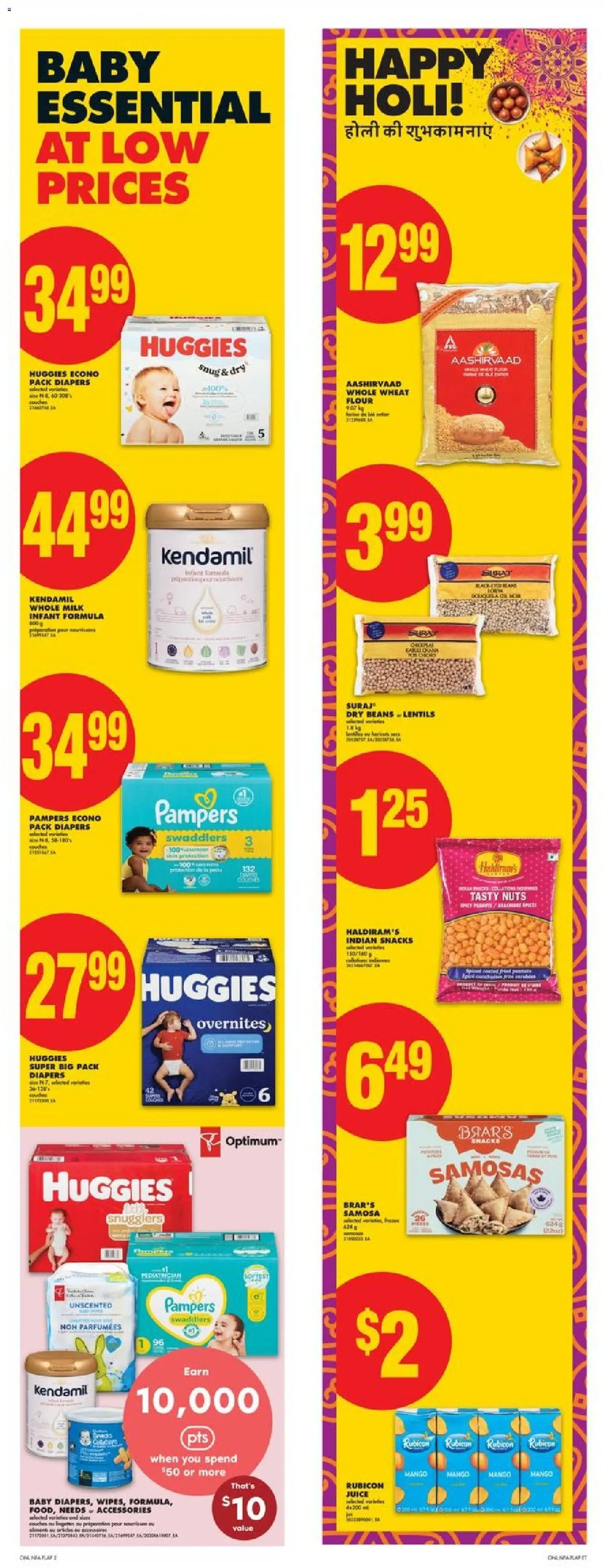 No Frills flyer valid from 19.02.2026 | Page: 9 | Products: Nuts, Milk, Juice