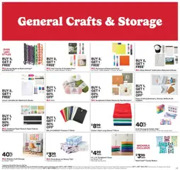 Preview of Michaels weekly ads valid from 19.10.2025 | Page: 7 | Products: Yarn, Ink, Pads