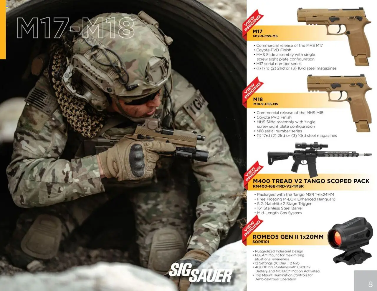 Dunham's Sports SigSauer Guide - valid from 21.08.2025 | Page: 8 | Products: Screw, Battery