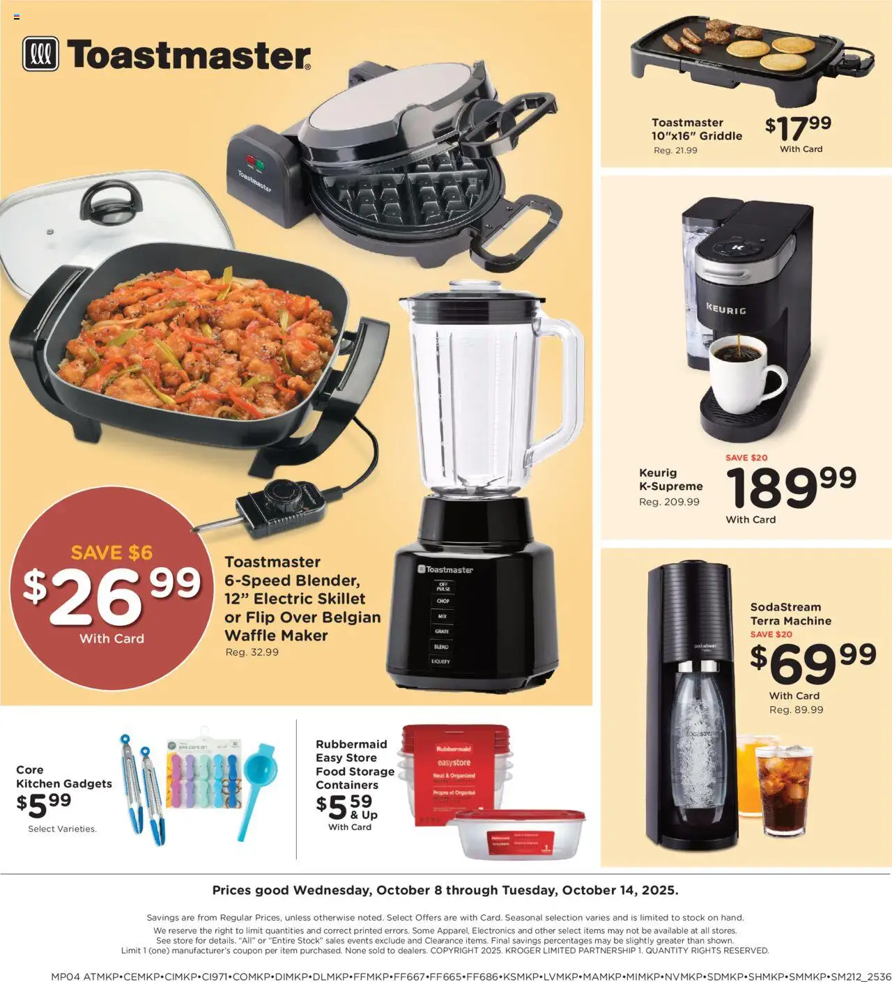 King Soopers Home & Apparel - valid from 08.10.2025 | Page: 4 | Products: Grate, Skillet, Griddle, Waffle Maker