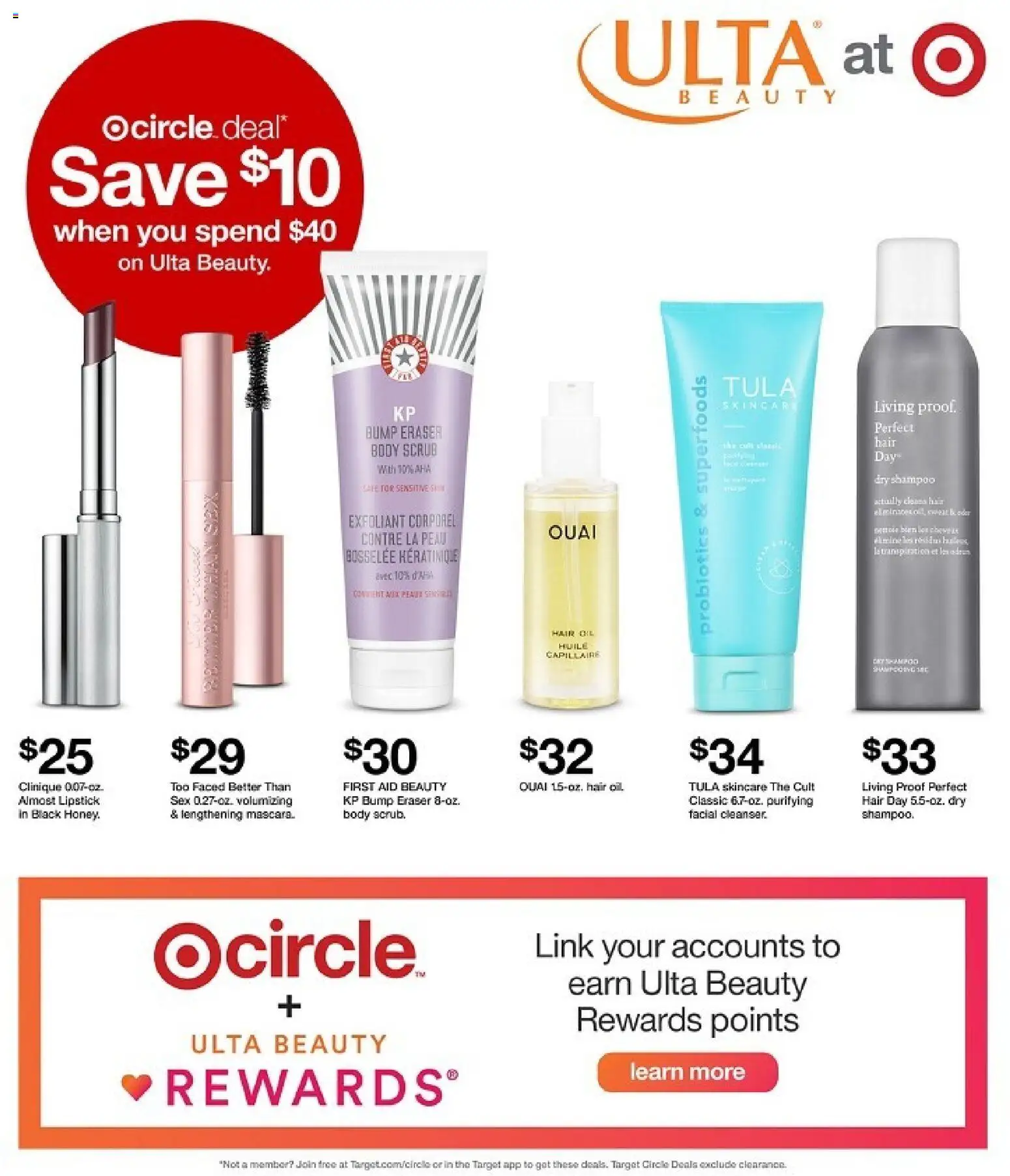 Target Weekly Ad - valid from 22.03.2026 | Page: 37 | Products: Probiotics, Eraser, Lipstick, Hair oil