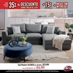 Vista previa de Muebles Dico Buen Fin , nuevo folleto de la tienda, válido en México a partir del 13.11.2025 | Página: 19 | Productos: Sofá, Sillón, Modular, Sobre