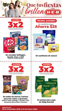 Vista previa de H-E-B folleto, nuevo folleto de la tienda, válido en México a partir del 26.12.2025 | Página: 4