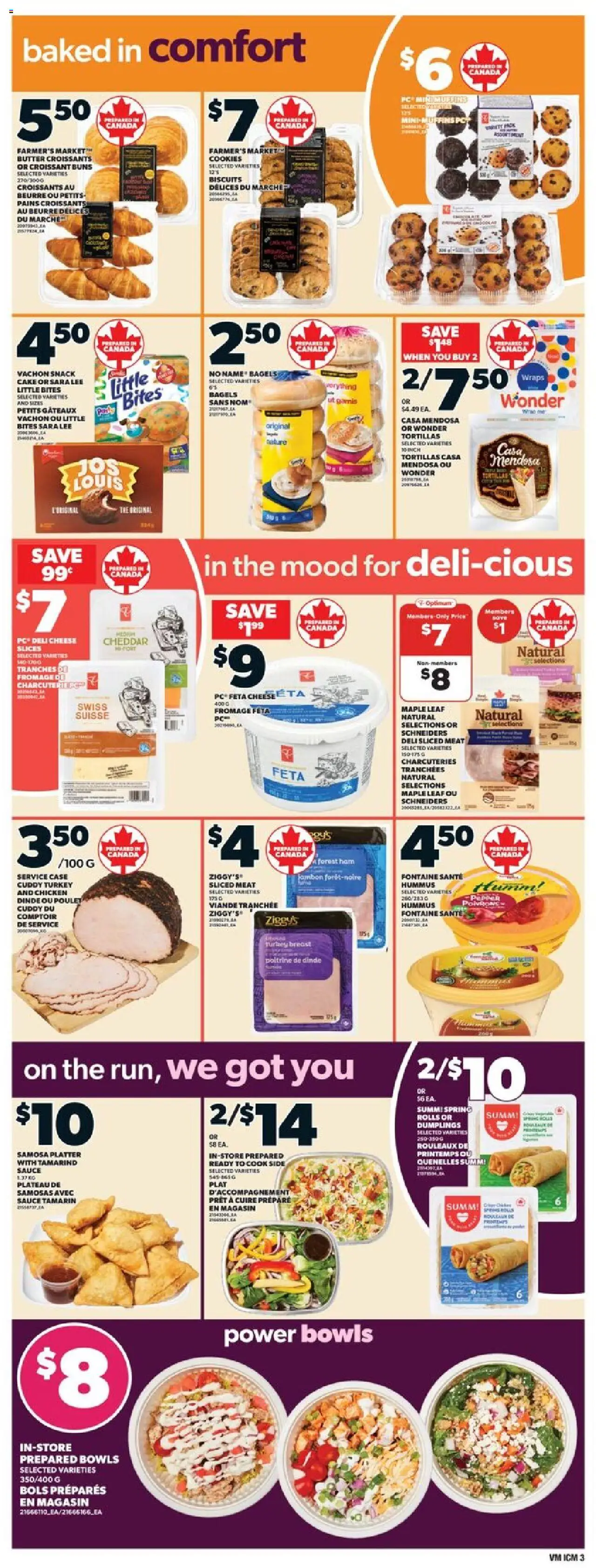 Valu Mart flyer valid from 16.10.2025 | Page: 4 | Products: Cookies, Turkey, Butter, Cheese
