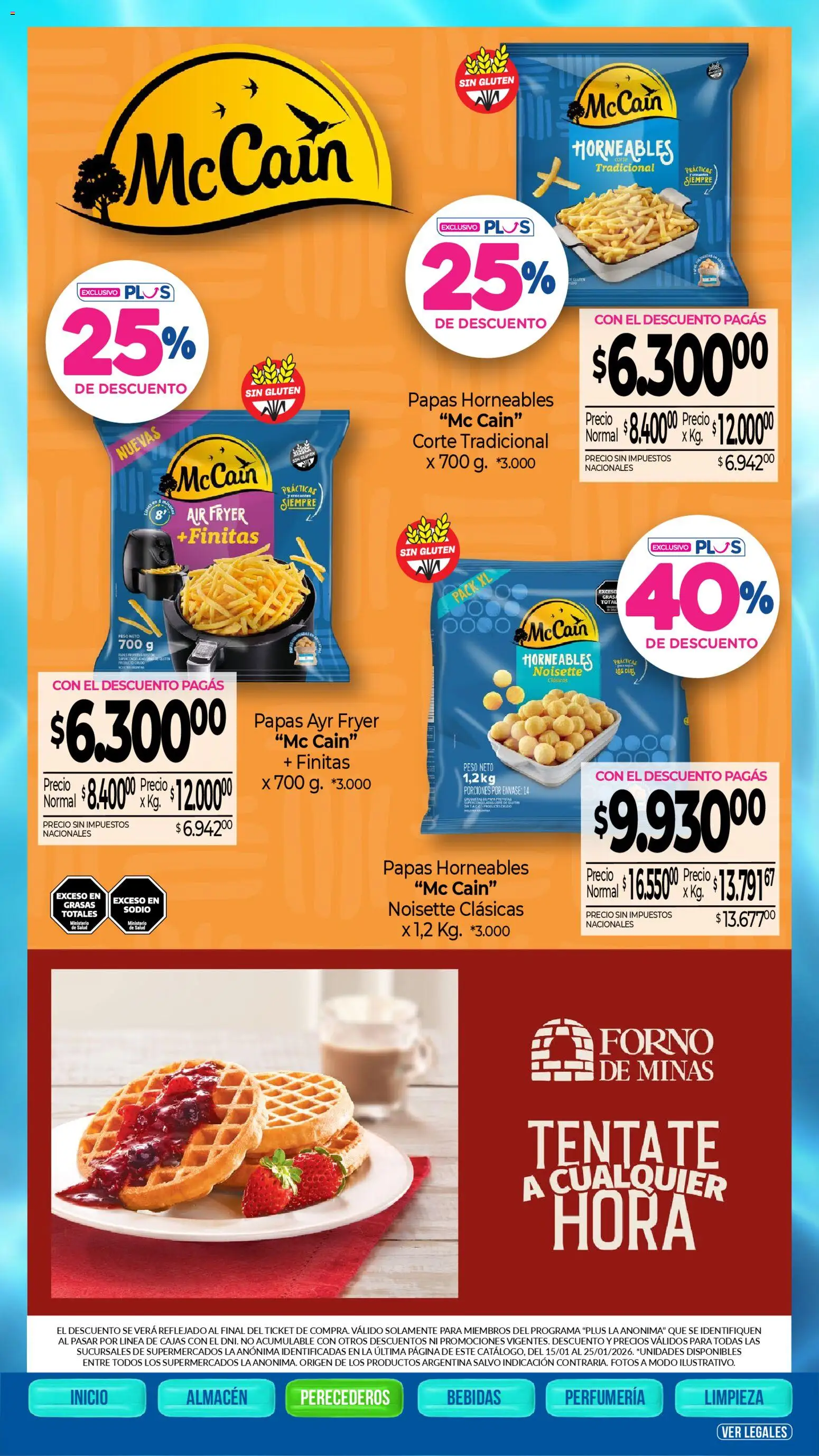 La Anonima catálogo │ válido desde el 15.01.2026 | Página: 19 | Productos: Peso