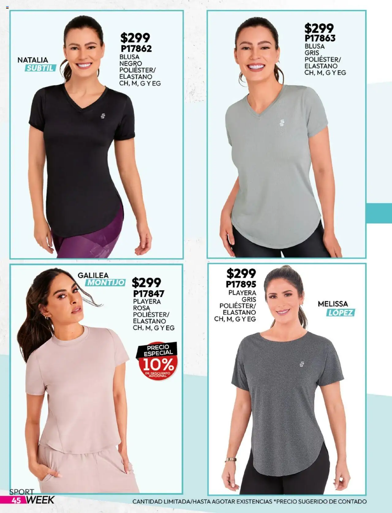 Nuevas ofertas de Cklass válidas en toda la República Mexicana desde el 25.08.2025. ¡Encuentra las mejores ofertas en Cklass - Catálogo Sportweek! | Página: 46 | Productos: Blusa, Playera