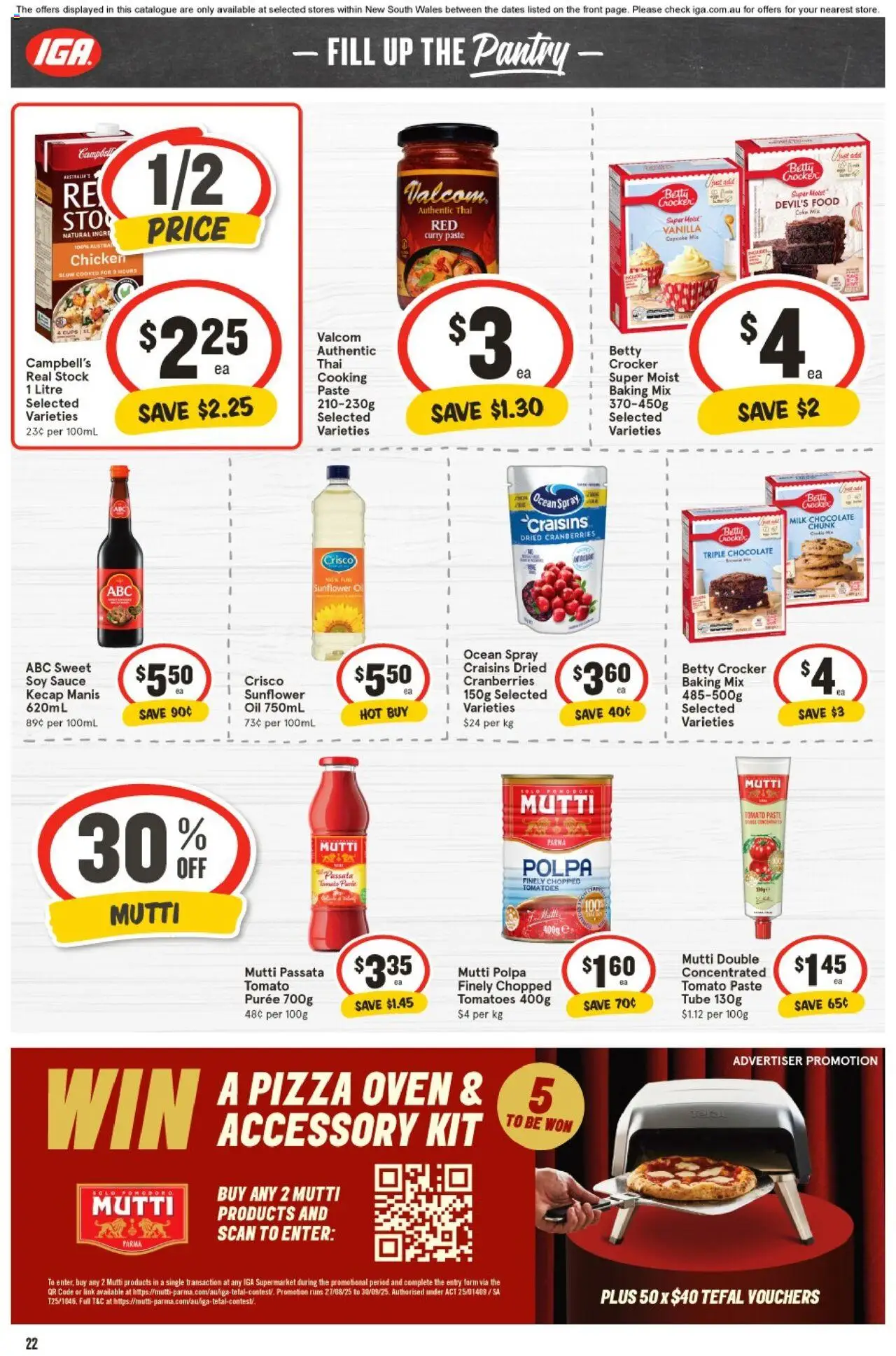 IGA catalogue - valid from 03.09.2025 | Page: 18 | Products: Noodles, Pasta, Soup, Tortillas