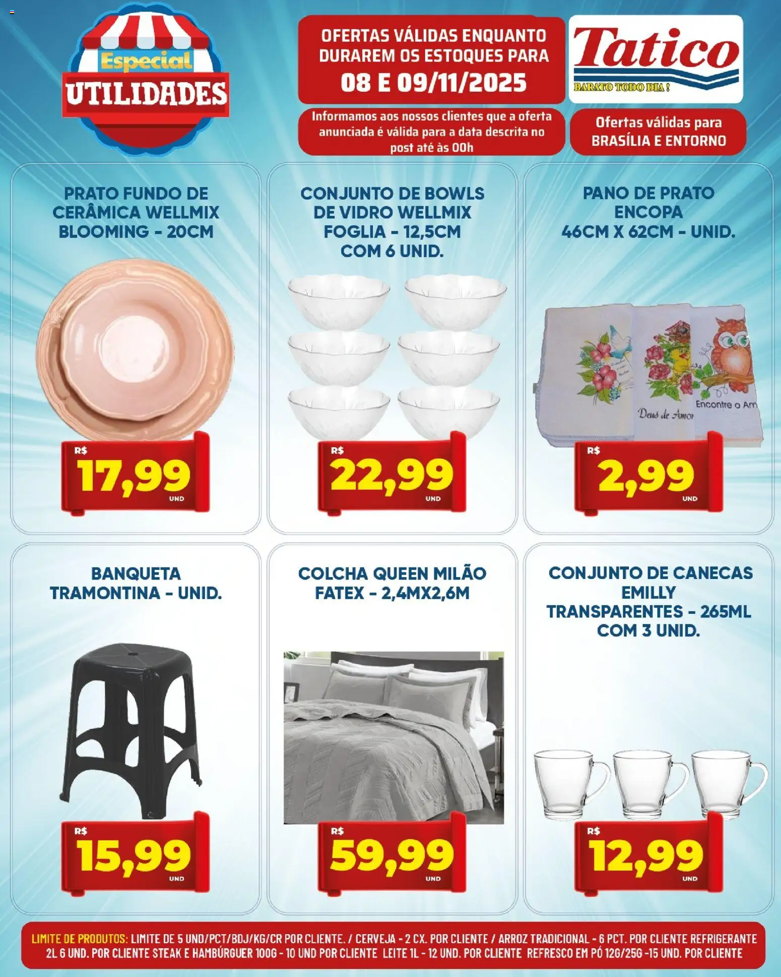 Tatico Folheto - válido de 10.11.2025 | Página: 30 | Produtos: Pó, Refresco, Leite, Hambúrguer