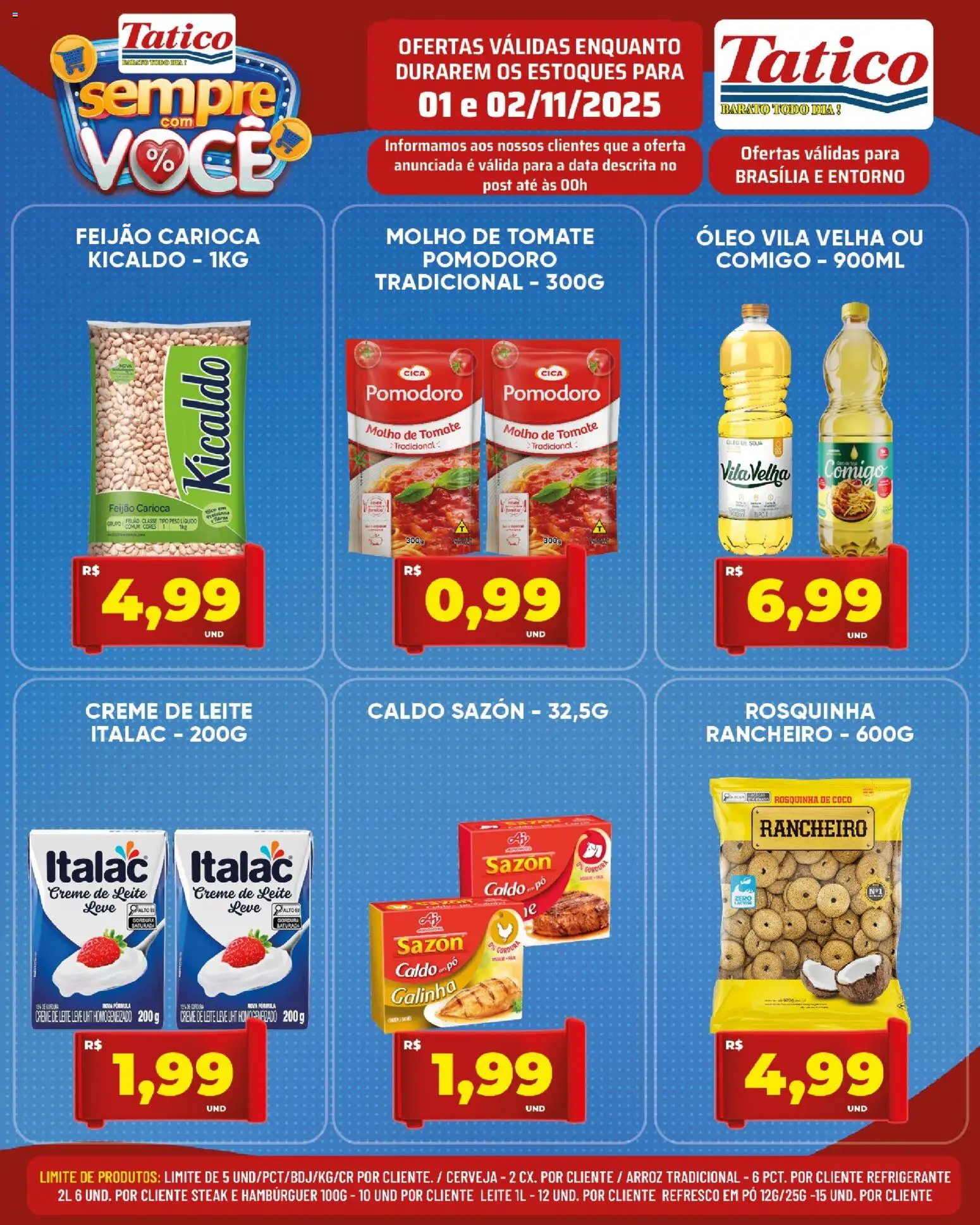 Tatico Folheto - válido de 03.11.2025 | Página: 21 | Produtos: Pó, Cerveja, Hambúrguer, Rosquinha