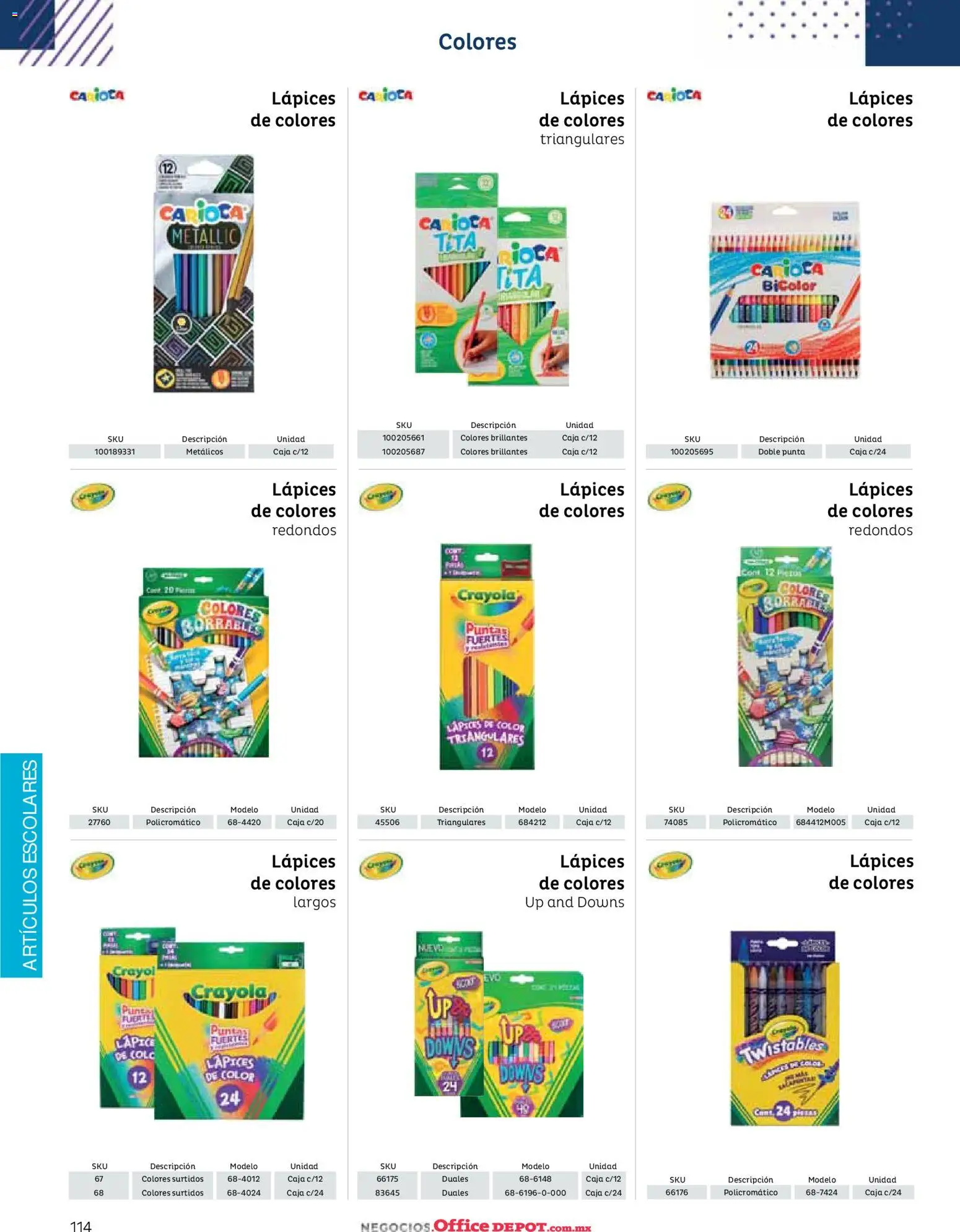 Nuevas ofertas de Office Depot válidas en toda la República Mexicana desde el 12.01.2026. ¡Encuentra las mejores ofertas en Office Depot catálogo 2026! | Página: 116 | Productos: Caja