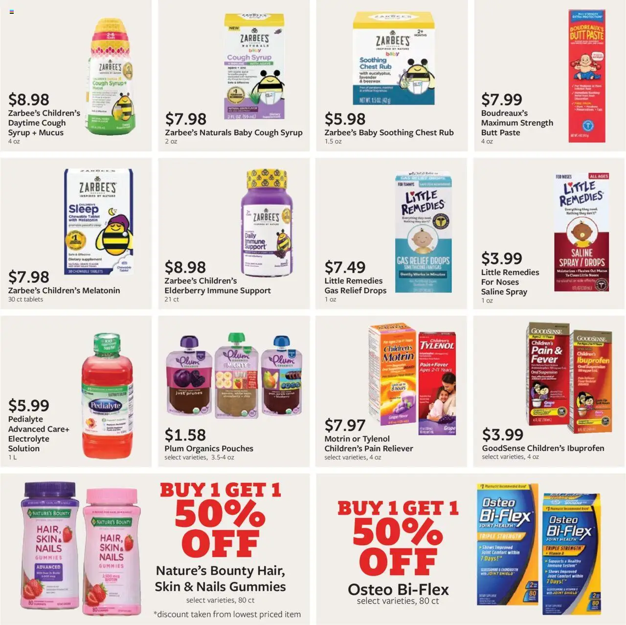Fareway Monthly Ad - valid from 29.09.2025 | Page: 38 | Products: Melatonin, Biotin, Plum, Tablet