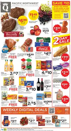 Preview of QFC weekly ads valid from 22.10.2025