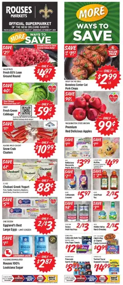 Preview of Rouses weekly ads valid from 15.10.2025